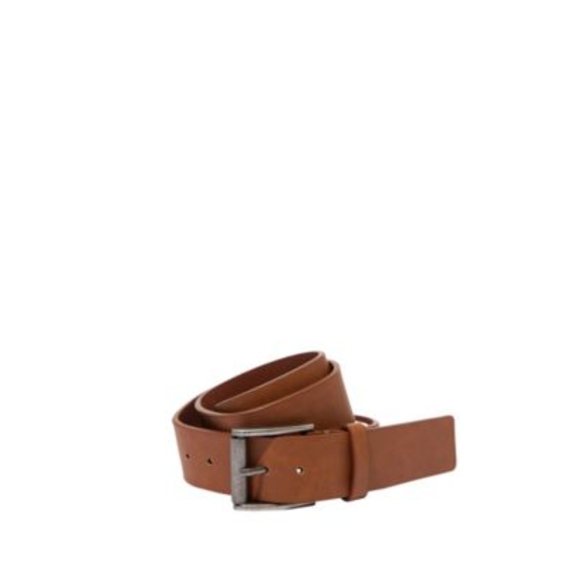 COTTON ON Mens Square Buckle Belt Brown Small Medium