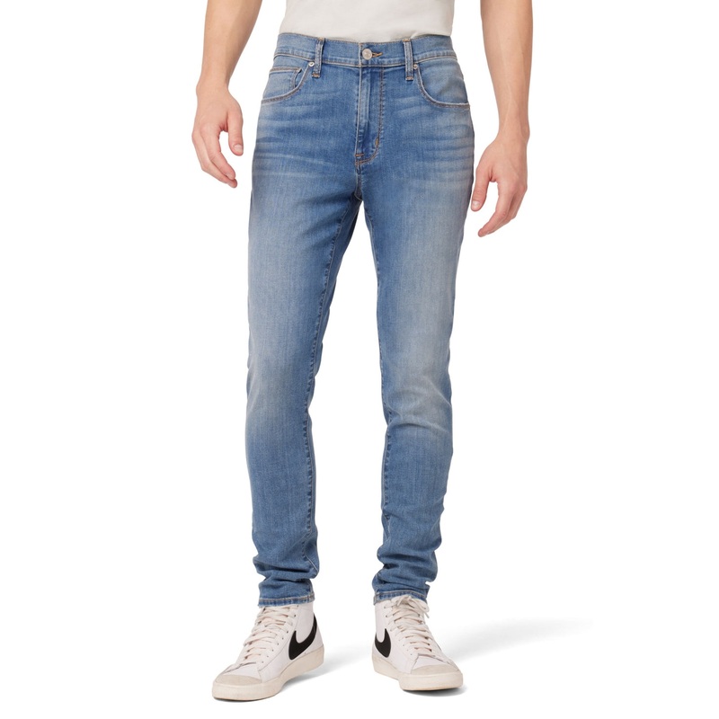 Hudson Mens Zev Skinny Jeans Med Blue 32 Waist