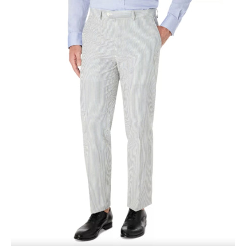 Lauren Ralph Lauren Men's Ultra Flex Classic-Fit Blue Pants 34 x 32