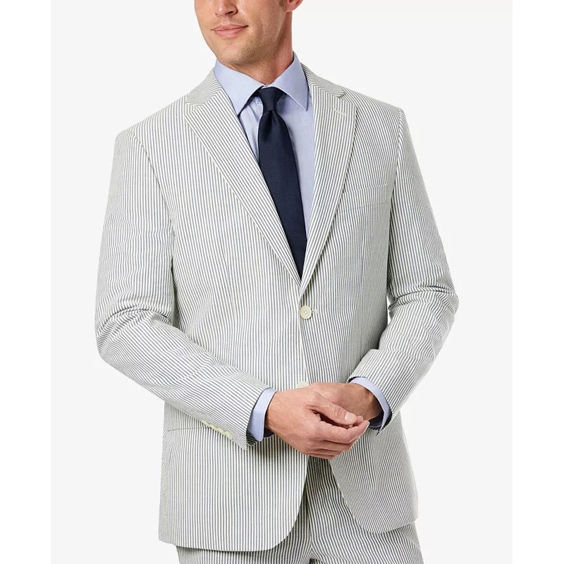 Lauren Ralph Lauren Men's Ultra Flex Classic-Fit Sport Coat Blue 41R
