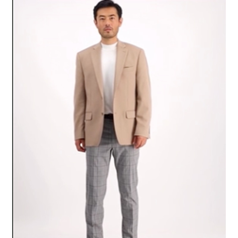 Lauren Ralph Lauren Mens Classic-Fit Camel Sport Coat 40S