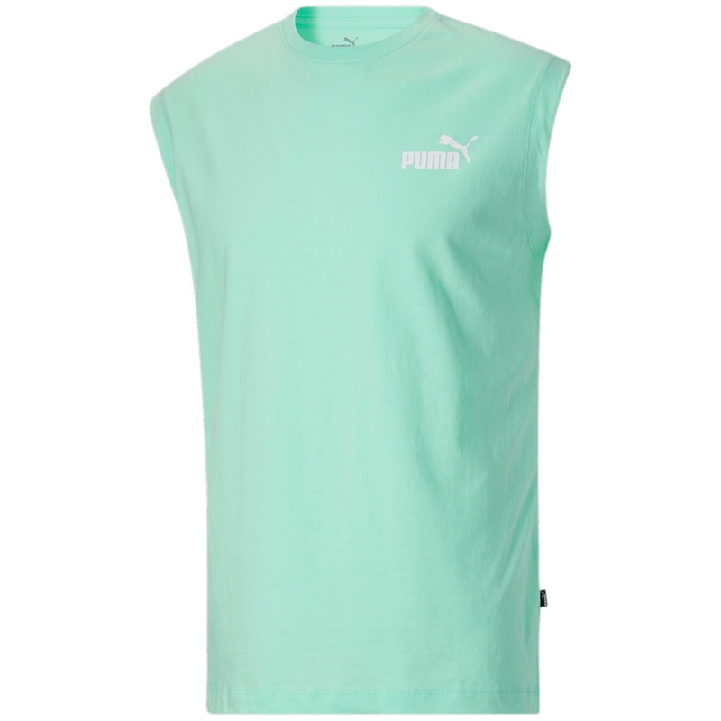 PUMA Essentials Sleeveless T Shirt mint green XXL