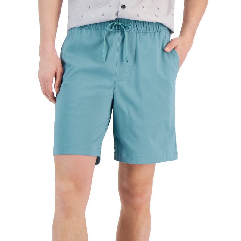Alfani Men's Drawstring Shorts Oil Blue Medium
