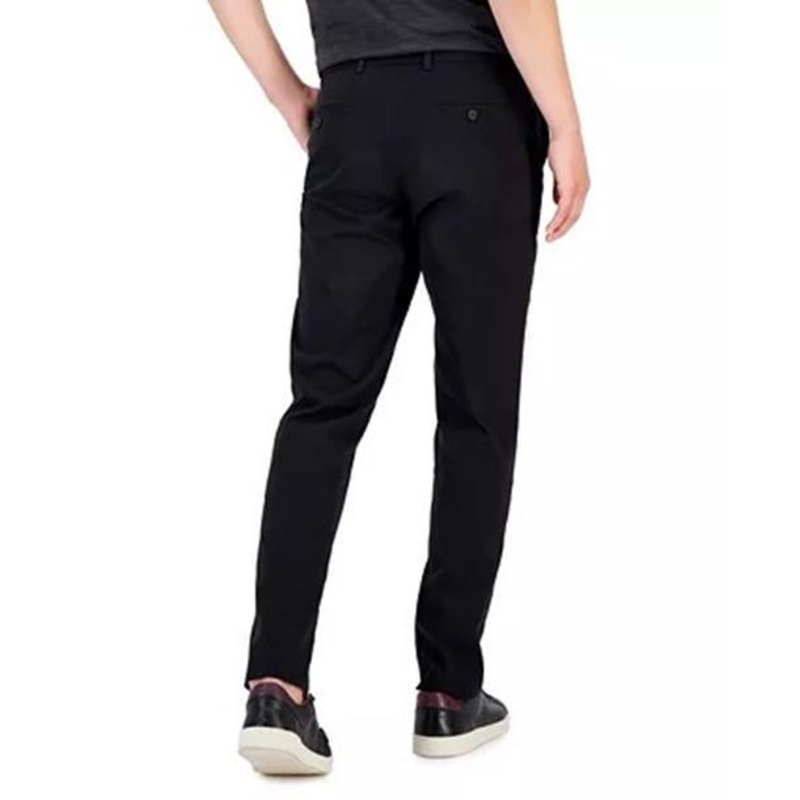 Perry Ellis Portfolio Mens Slim Fit Dress Pants Charcoal 32 x 32