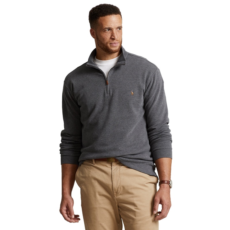 Polo Ralph Lauren Men's Sweater Big Tall Quarter-Zip 3LT