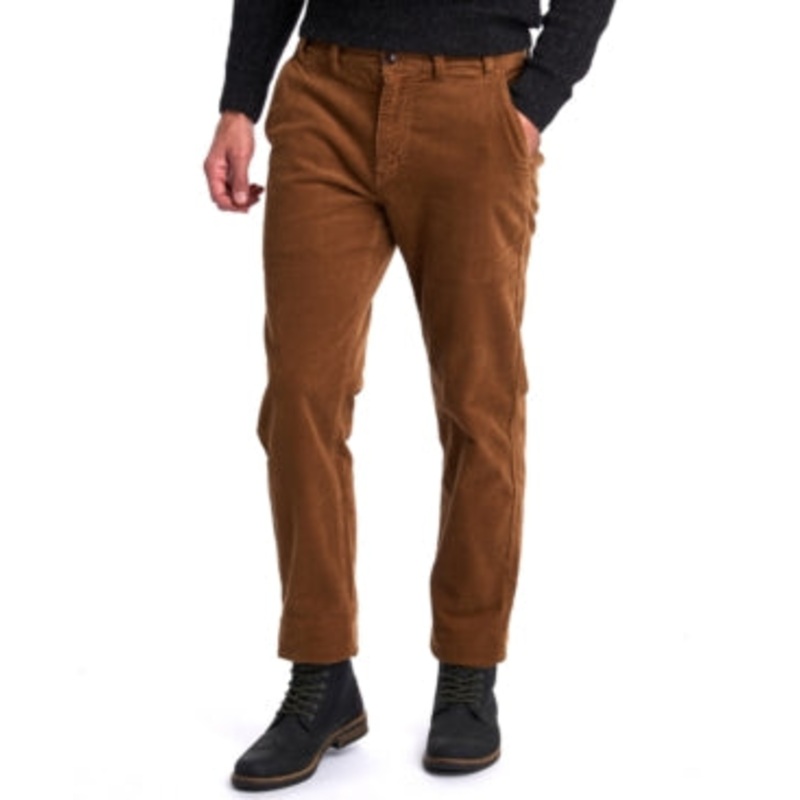 Barbour Mens Neuston Corduroy Pants Brown 38 x 32