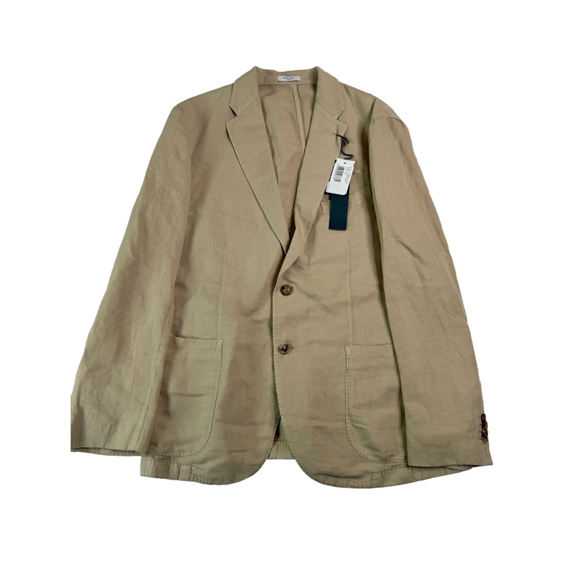Boglioli Slim Fit Tan Garment Dyed Suit Jacket EU 52R US 42R Tan Khaki