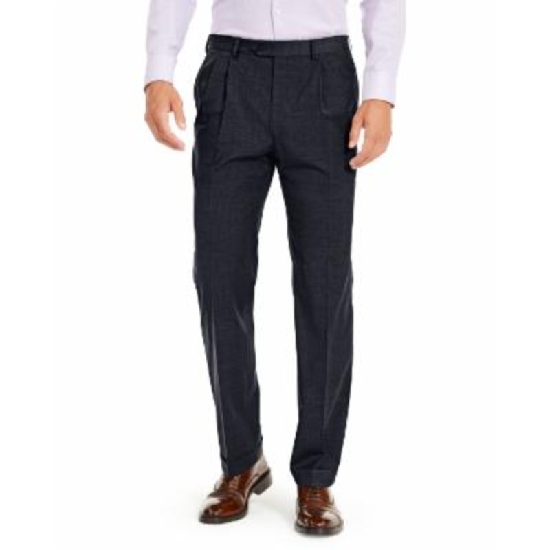 Lauren Ralph Lauren Mens Wool Blend Classic Fit Pants Blue 52 x 30