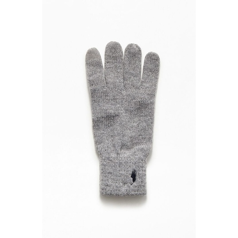 Polo Ralph Lauren Men's Recycled Touch Gloves Classic Gray Heather OS