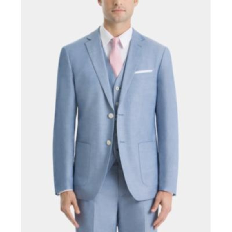 Ralph Lauren Ultra Flex Classic-Fit Light Blue Suit Jacket  42R