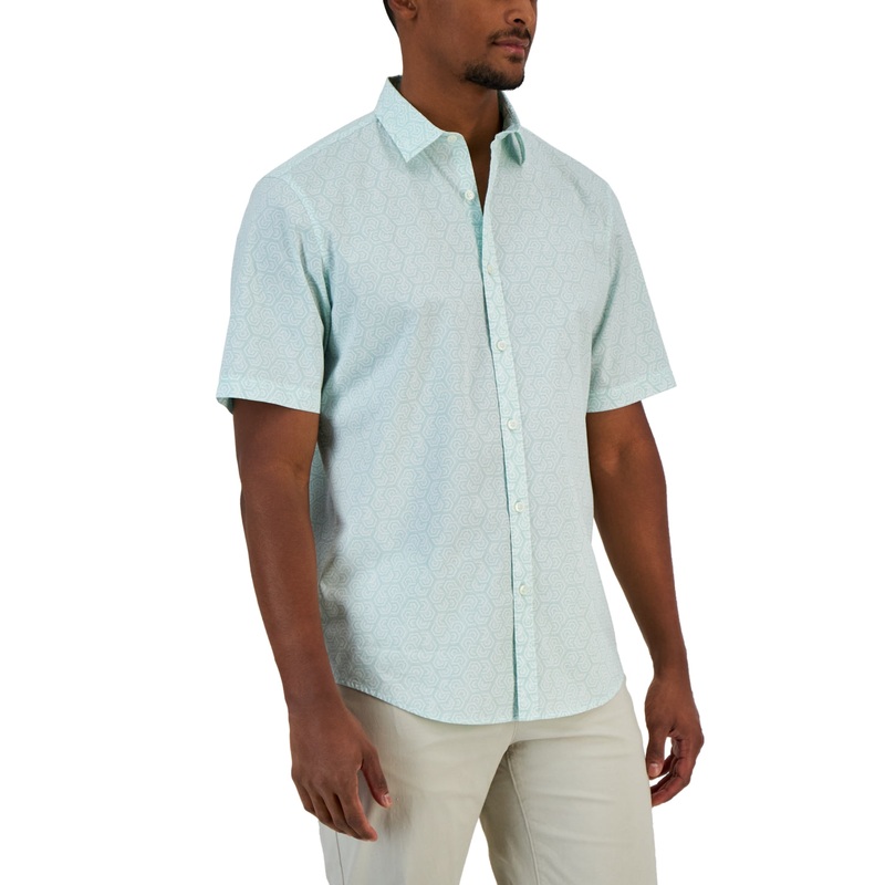 Alfani Men's Honey Classic-Fit Stretch Button Down Shirt 2XL