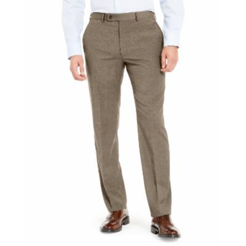 Lauren Ralph Men's Wool-Blend Classic-Fit Tan 34 x 30