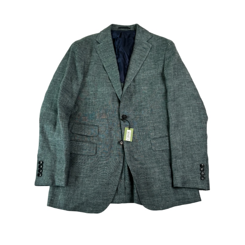 Sid Mashburn Kincaid No.2 Hopsack Regular Fit Sport Coat US 38R EU 48R Green