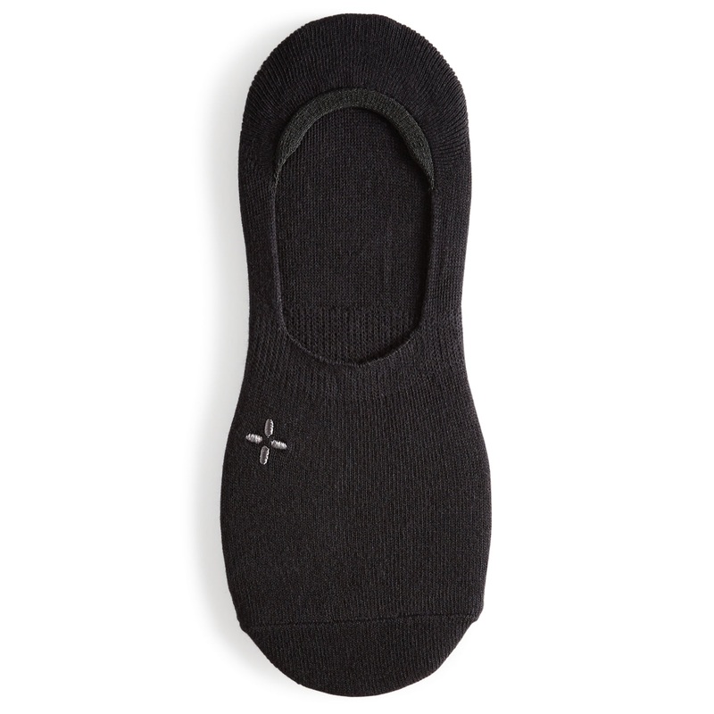 Sun Stone Men's 3-Pack No Show Socks Black 10-13