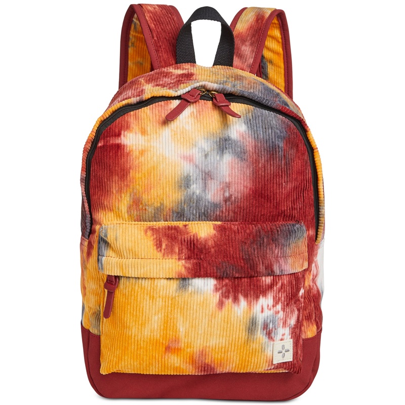 Sun Stone Men's Riley Tie Dye Backpack Red