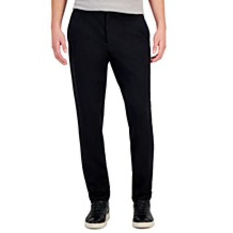 Alfani Men's Drawstring Tech Pants Black 2XL