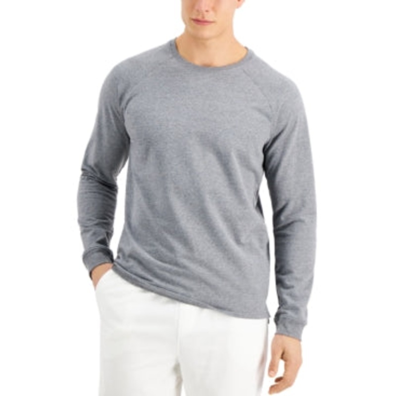 Alfani Mens Moisture Wicking Pajama Grey Large