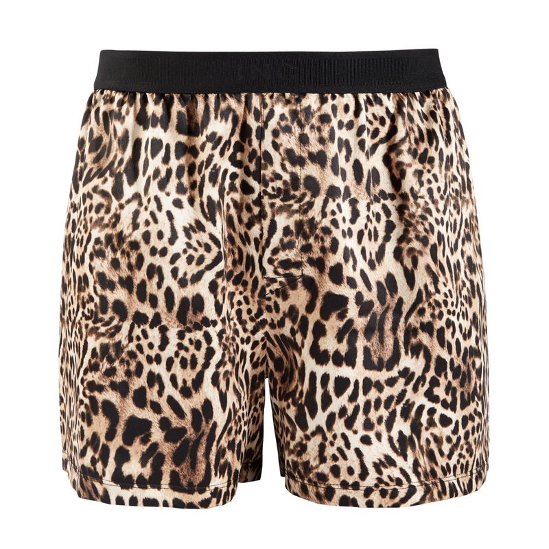 International Concepts Mens Animal Print Boxer Cheetah Medium