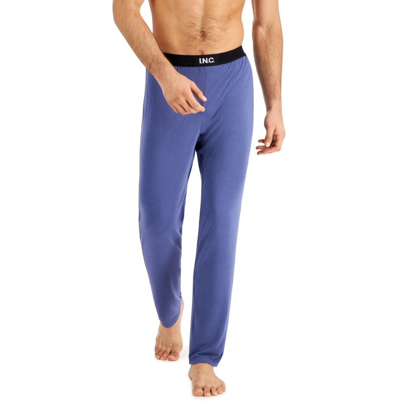 International Concepts Mens Blue Pajama Pants Large