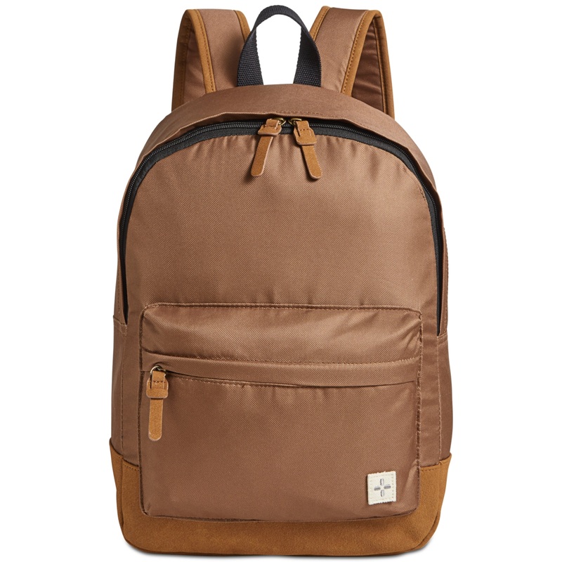 Sun Stone Men's Riley Colorblock Backpack Tan ONE SIZE