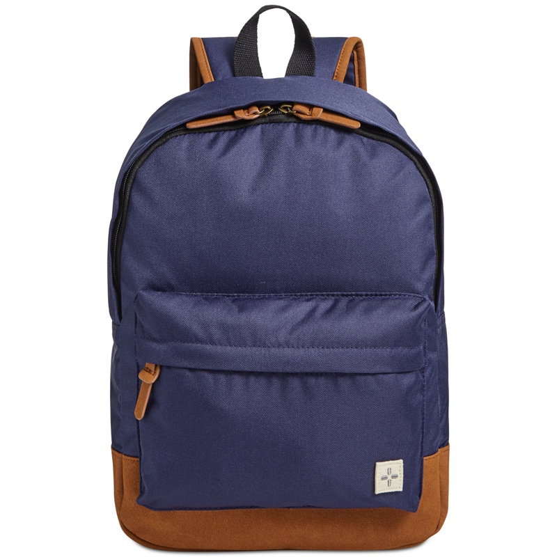 Sun Stone Men's Riley Colorblocked Blue Backpack ONE SIZE