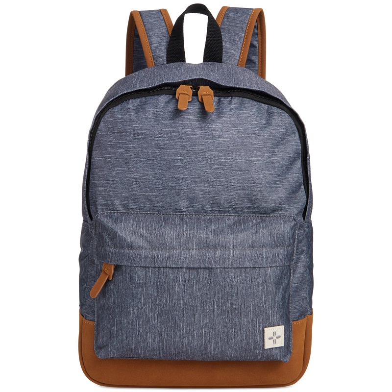 Sun Stone Mens Riley Heathered Backpack Blue ONE SIZE