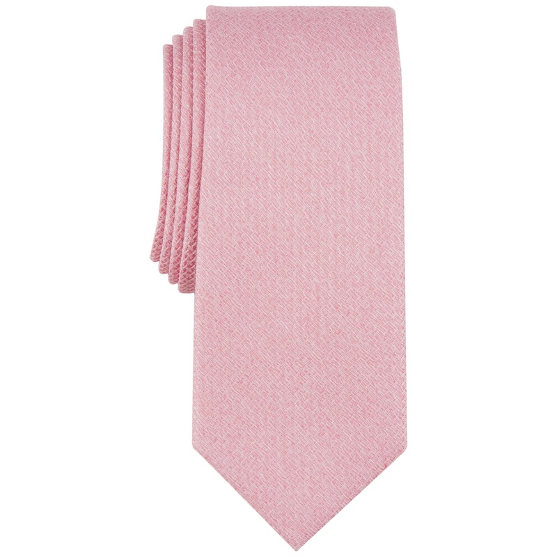 Alfani Men's Necktie Minetta Solid Pink Tie