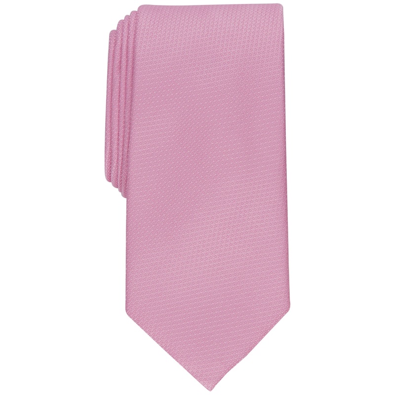Club Room Mens Necktie Pink Solid Tie OS One Size