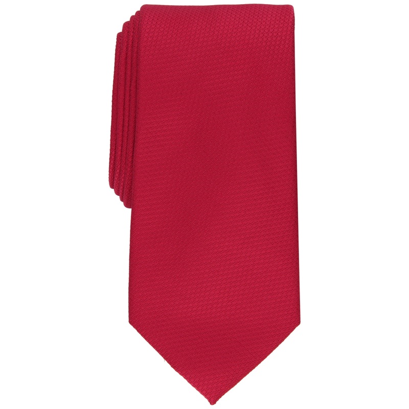 Club Room Mens Red Solid Tie