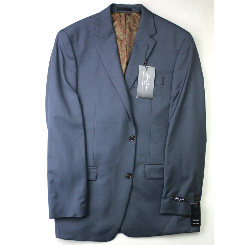 Sean John Mens Green Solid Suit Jacket 44L