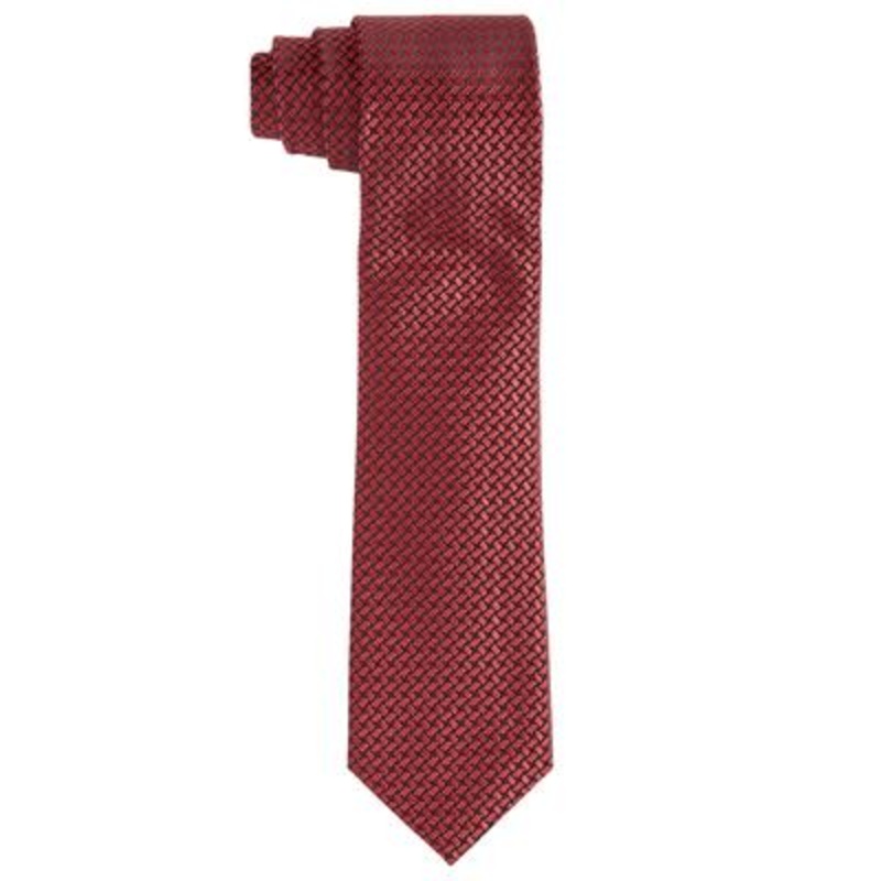 Alfani Men's Kingsley Printed Necktie Red