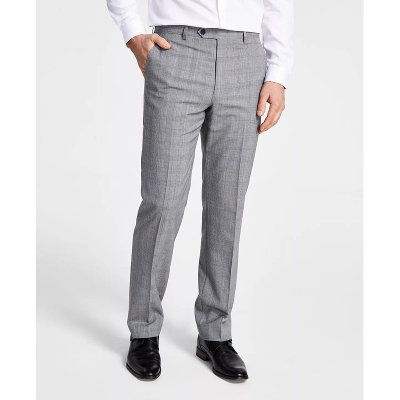 Lauren Ralph Lauren Mens Classic Fit UltraFlex Stretch Suit Pants Grey Blue 34 x 34