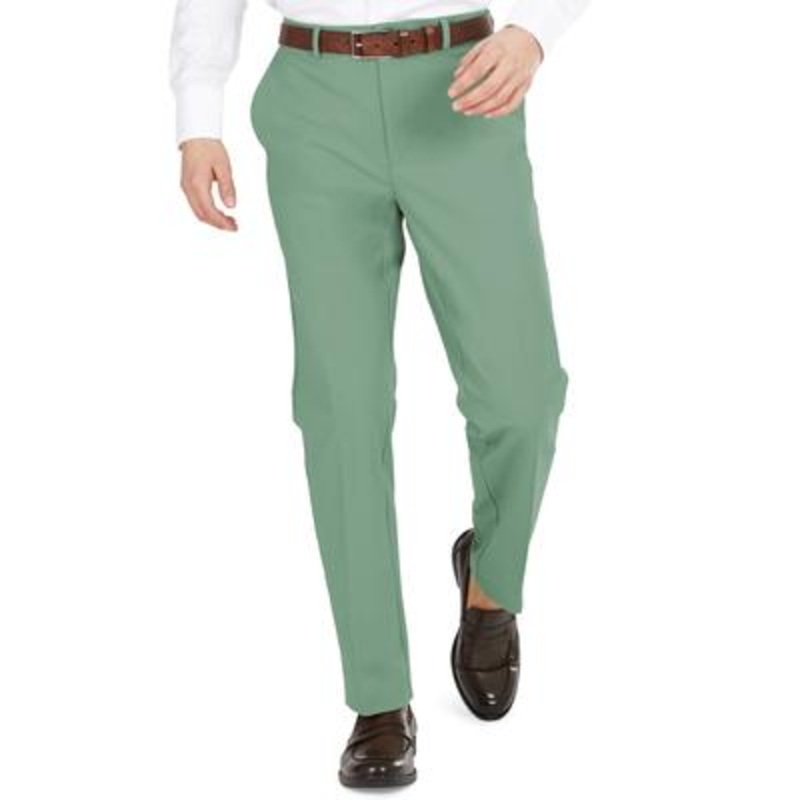 Lauren Ralph Lauren Mens Performance Dress Pants Green 52 x 30