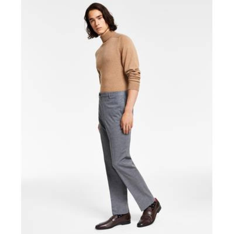 Ralph Lauren Men's Classic-Fit Ultra Flex Stretch Grey Pants 34 x 34