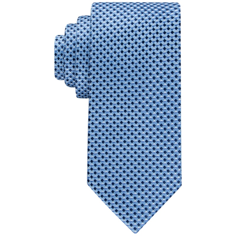 Tommy Hilfiger Men's Micro-Geo Navy Blue Tie