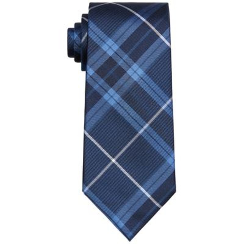 Tommy Hilfiger Mens Classic  Tie Navy Tonal Blue OS