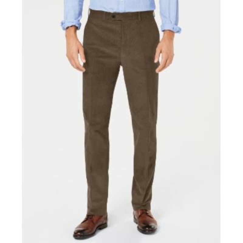 Lauren Ralph Lauren Mens Classic-Fit Stretch Corduroy Camel 34 x 30