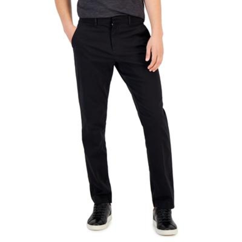 Perry Ellis Portfolio Mens Slim Fit Dress Pants Charcoal 36 x 34