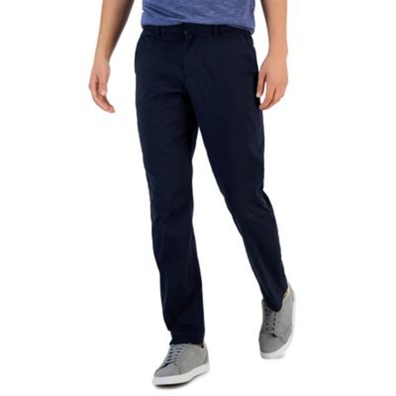 Perry Ellis Portfolio Mens Slim Fit Dress Pants Dark Blue 31 x 32