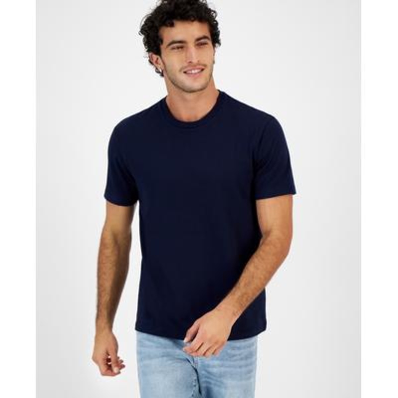 And Now This Men's Solid T-Shirt True Navy Large