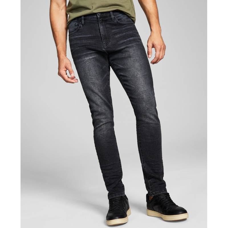And Now This Mens Driggs Skinny-Fit Stretch Jeans 38" Waist