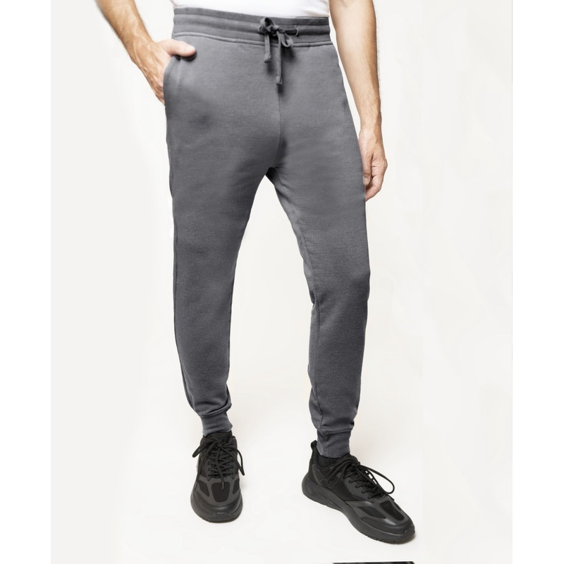 Lazer Mens Burnout Drawstring Gray Small