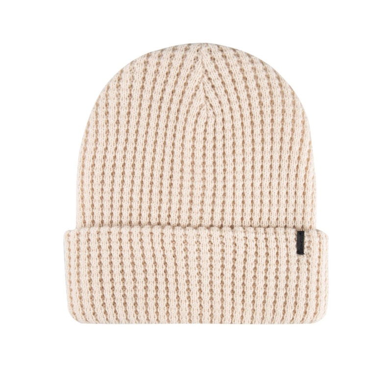 Levis Mens Two-in-One Reversible Cream Beanie One Size