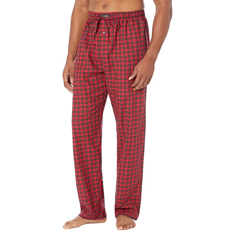 Polo Ralph Lauren Mens Plaid Flannel Red Pajama Pants Large