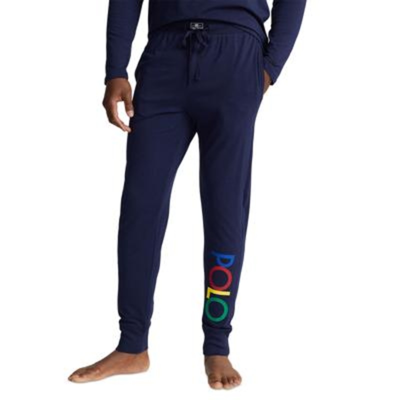 Ralph Lauren Mens Slim Sleep Pants Joggers Navy Medium