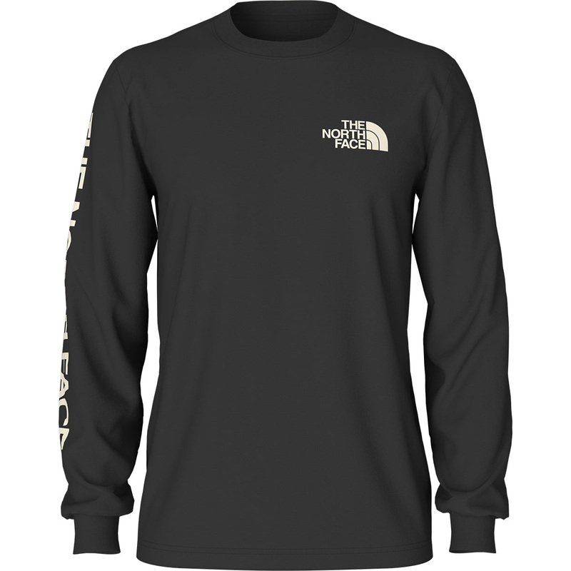 The North Face Mens Cotton Hit Tee Shirt Black White XXL 2XL