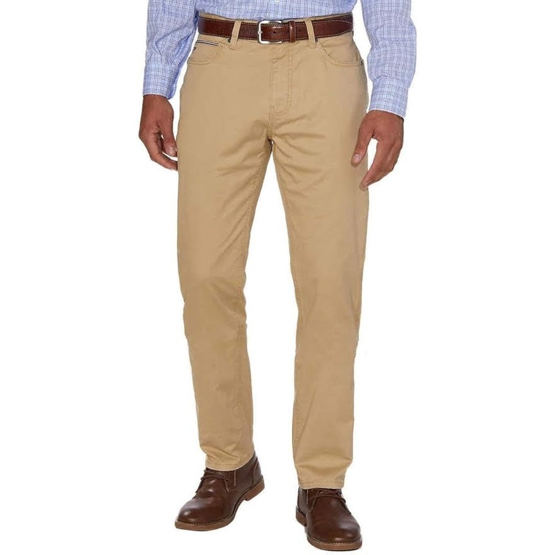 Tommy Hilfiger Men's TH FLEX 5 Sesame Seed 38 x 34 Pants