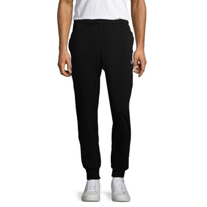 Champion Men's Jersey Sweat Pants Black Medium