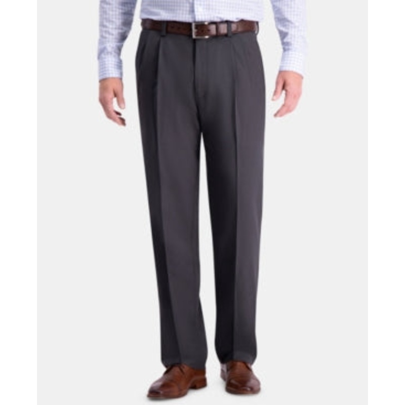 Haggar Cool 18 Pro Heather Solid Pants Classic Fit 36 x 29