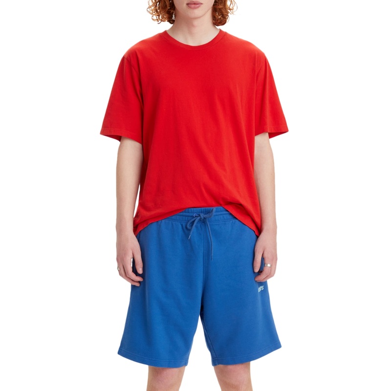 Levi's Men's Seasonal Relaxed Fit Elastic Waistband Sweat shorts - Deja Vu Blue XL